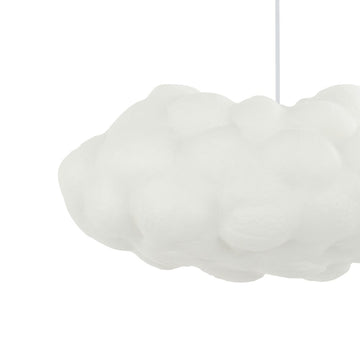 Zephyr 23"  Modern Contemporary Silk LED Cloud Pendant - JONATHAN Y
